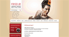 Desktop Screenshot of friseur-leinung.de